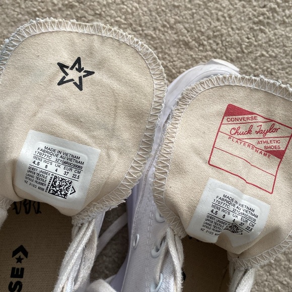 Converse White High-Top Sneakers - Picture 7 of 16